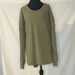 C & C California Waffle Thermal Shirt Size XL